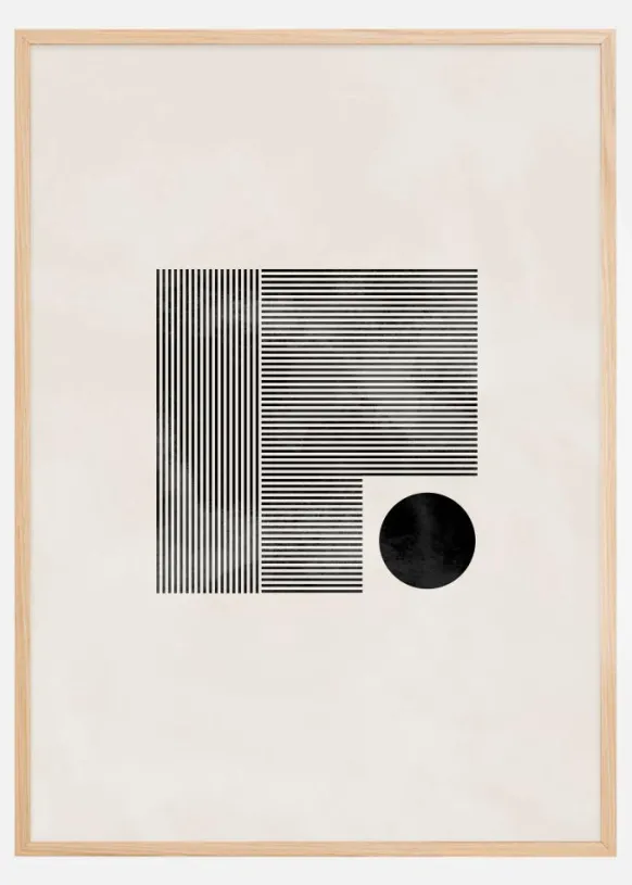 Minimalist square Poster (21x29.7 cm (A4))