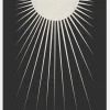 Minimal Moon Canvastavla (30x40 cm)