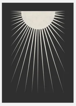 Minimal Moon Canvastavla (30x40 cm)