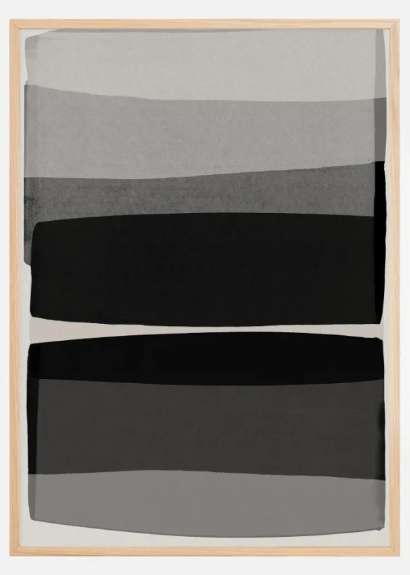 Modern Black and White Poster (21x29.7 cm (A4))
