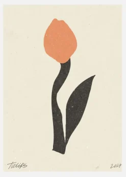 Modern Flower 01 Canvastavla (30x40 cm)