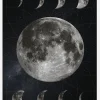 Moon Phases Canvastavla (30x40 cm)