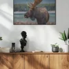 Moose Poster (21x29.7 cm (A4))