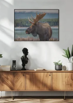 Moose Poster (21x29.7 cm (A4))