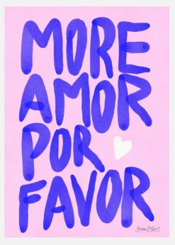 More Amor Por Favor Canvastavla (30x40 cm)