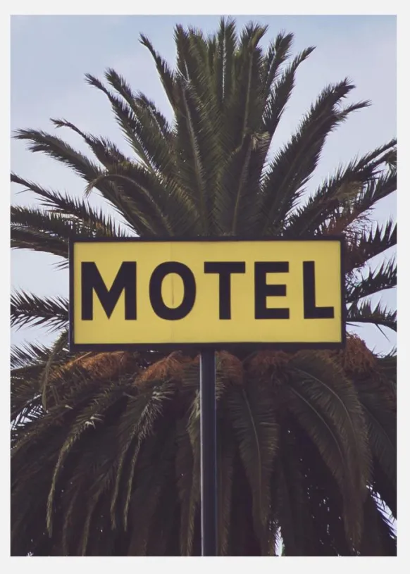 Motel Canvastavla (30x40 cm)