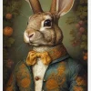Mr Bunny Canvastavla (30x40 cm)