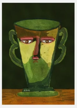 Mug Man Canvastavla (30x40 cm)