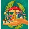 My Mushroom Cosmos Canvastavla (30x40 cm)