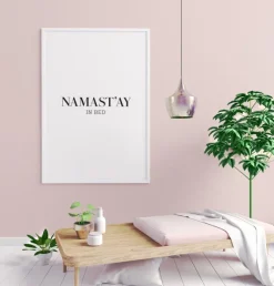 Namast'ay in bed Poster (21x29.7 cm (A4))