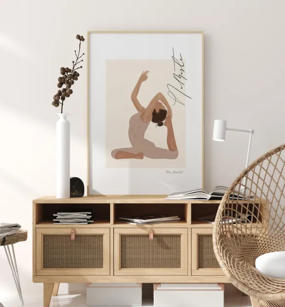 Namaste Poster (21x29.7 cm (A4))