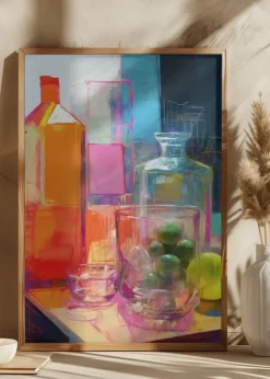 Neon Still Life No 2 Poster (21x29.7 cm (A4))