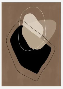 Neutral Composition Artwork Canvastavla (30x40 cm)