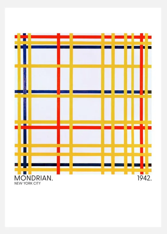 New York City 1 1942 Canvastavla (30x40 cm)