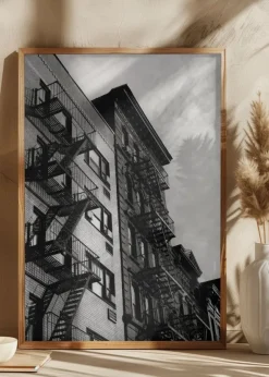 New York City Fire Escapes 05 Poster (21x29.7 cm (A4))
