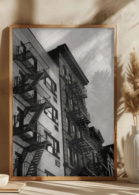 New York City Fire Escapes 05 Poster (21x29.7 cm (A4))