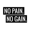 No Pain No Gain Poster (21x29.7 cm (A4))