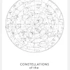 Northern Hemisphere Canvastavla (30x40 cm)