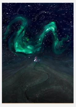Northern Lights Canvastavla (30x40 cm)
