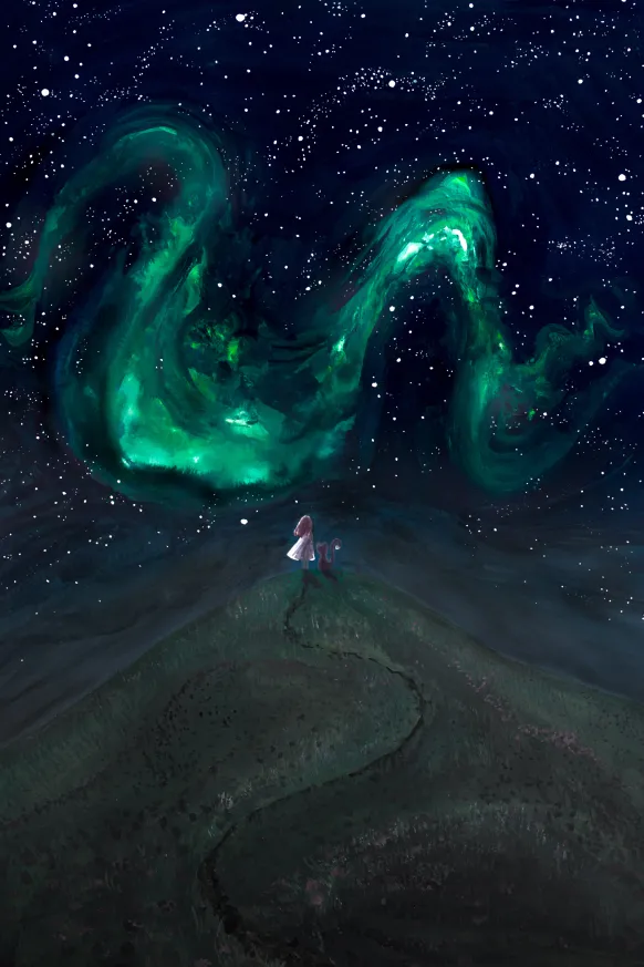 Northern Lights Poster (21x29.7 cm (A4))