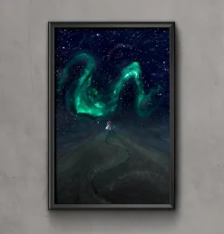 Northern Lights Poster (21x29.7 cm (A4))