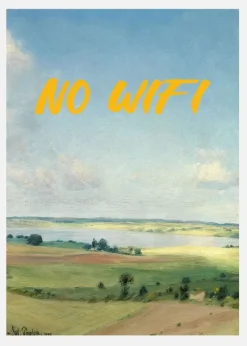 No Wifi Canvastavla (30x40 cm)