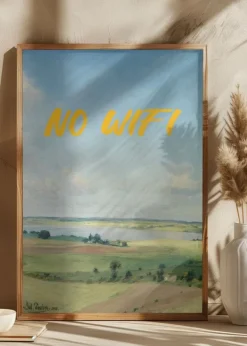 No Wifi Poster (21x29.7 cm (A4))