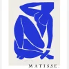 Nudo Blu III 1952 Boarder - Henri Matisse Canvastavla (30x40 cm)