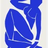 Nudo Blu III 1952 - Henri Matisse Canvastavla (30x40 cm)