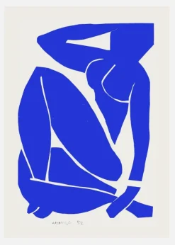 Nudo Blu III 1952 - Henri Matisse Canvastavla (30x40 cm)