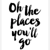 Oh The Places You'll Go Canvastavla (30x40 cm)