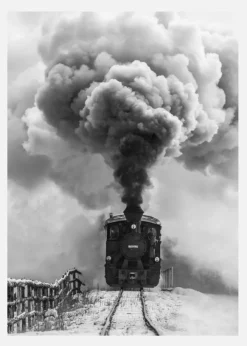 Old Train Canvastavla (30x40 cm)