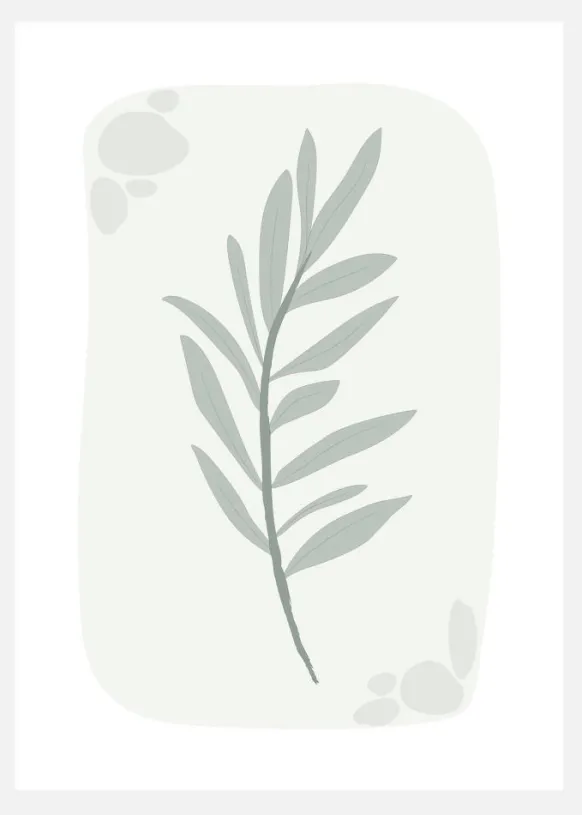 Olive Canvastavla (30x40 cm)