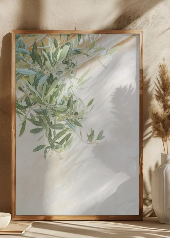 Olive Tree Leaves Poster (21x29.7 cm (A4))