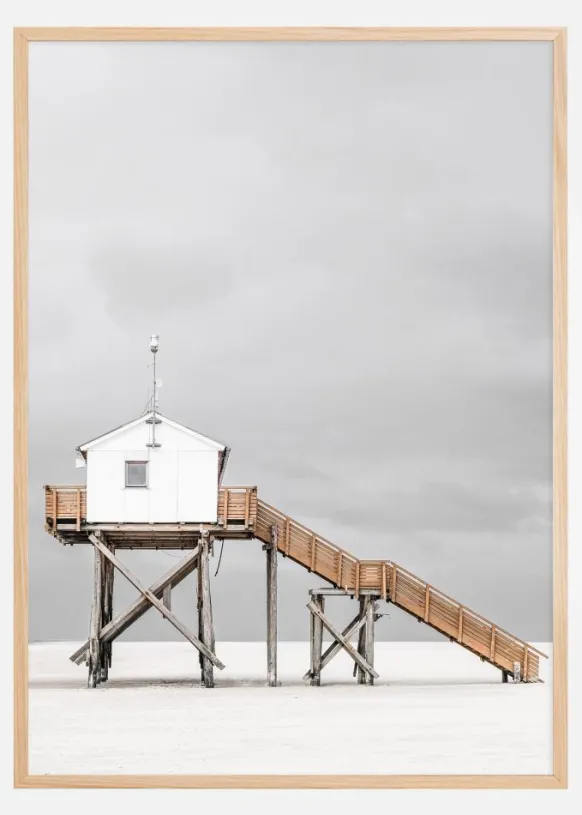 On the beach Poster (21x29.7 cm (A4))