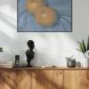 Oranges on Blue Poster (21x29.7 cm (A4))