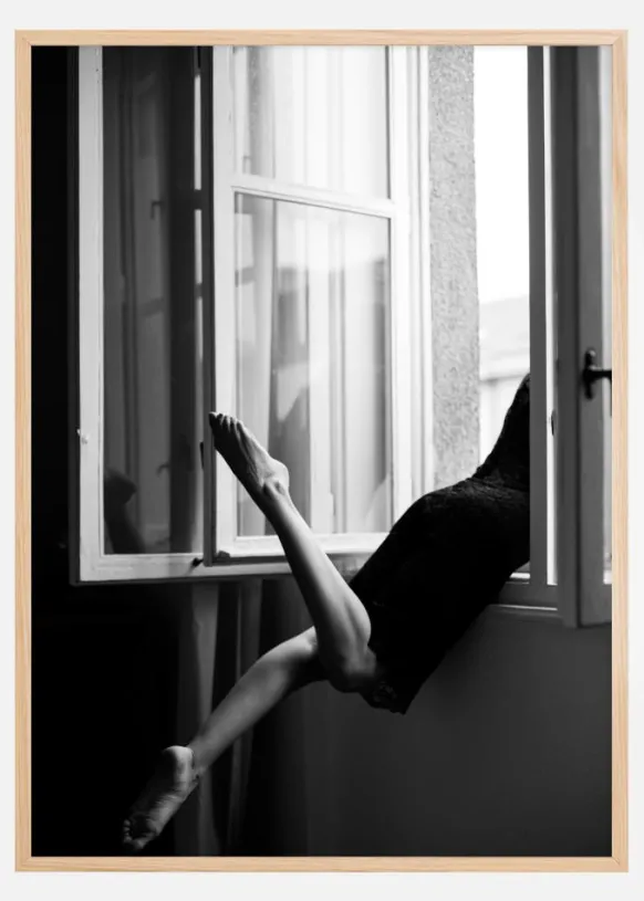 Out thw window Poster (21x29.7 cm (A4))