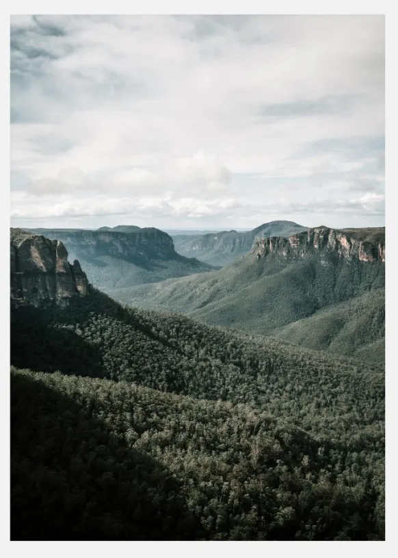 Over The Mountains Canvastavla (30x40 cm)