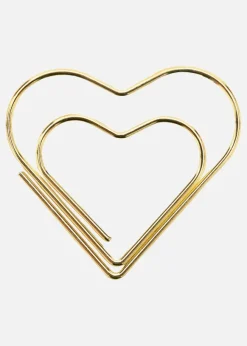 PAC Metall Paperclip Heart Guld