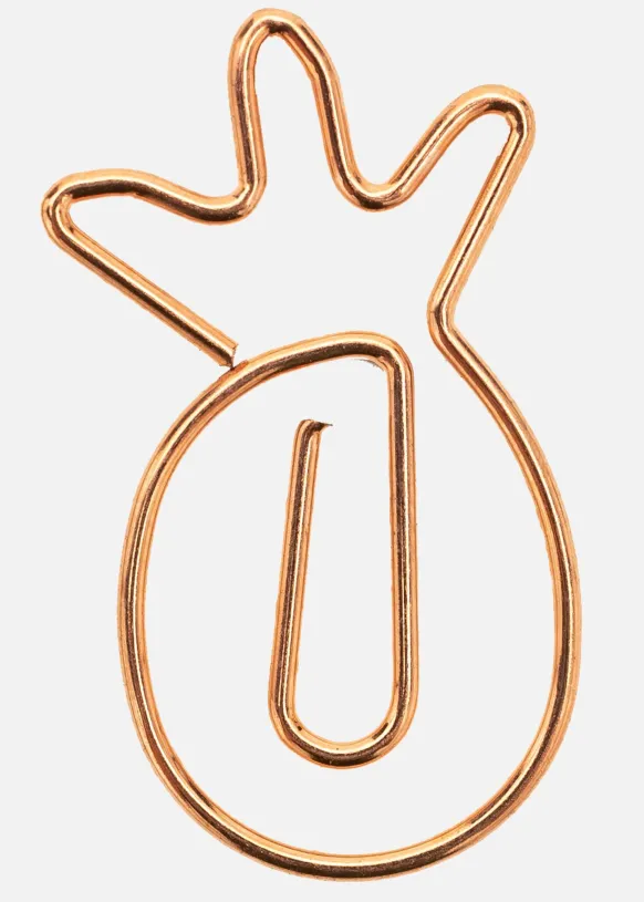PAC Metall Paperclip Pineapple Koppar