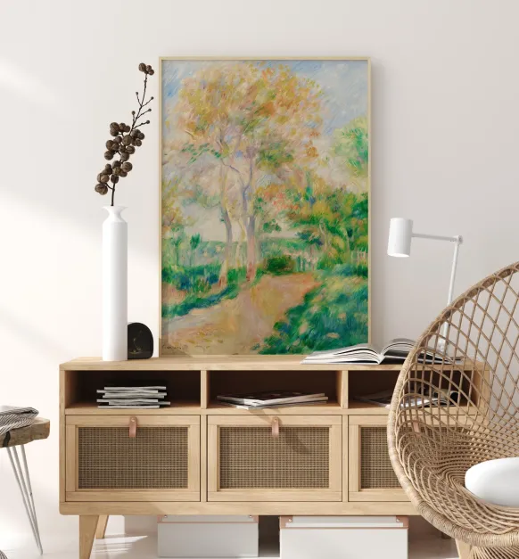 Painted Trees Poster (21x29.7 cm (A4))