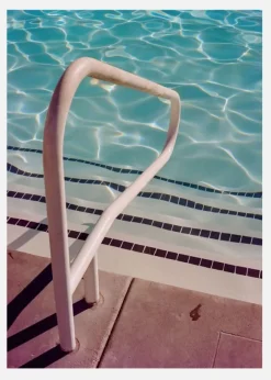 Palm Springs Pool Day Canvastavla (30x40 cm)