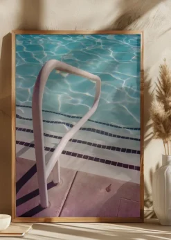 Palm Springs Pool Day Poster (21x29.7 cm (A4))