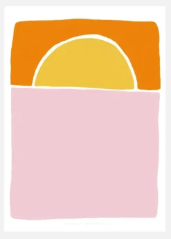 Pandc Sunset Copy Canvastavla (30x40 cm)