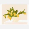 Pandcyellowtulips Copy Canvastavla (30x40 cm)