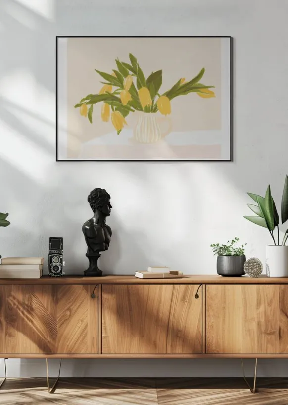 Pandcyellowtulips Copy Poster (21x29.7 cm (A4))