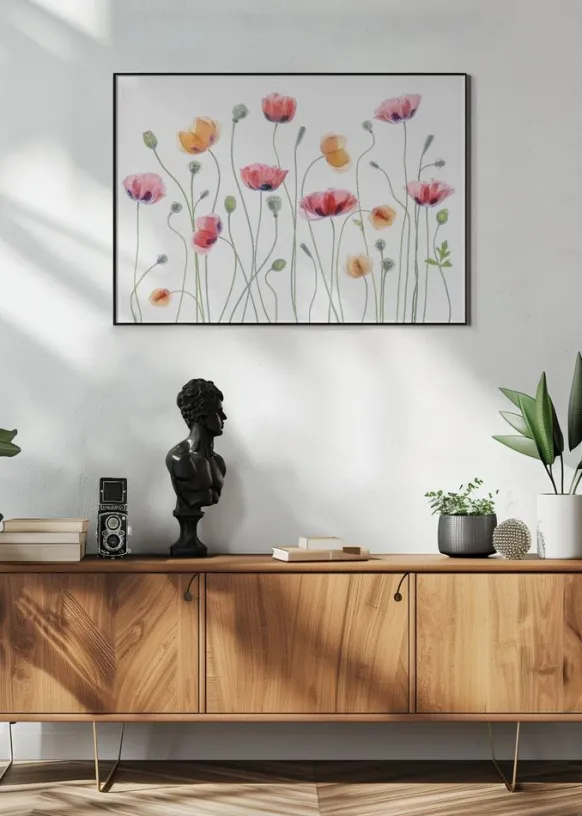 Papaver party Poster (21x29.7 cm (A4))