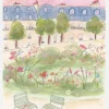 Parisian Garden Canvastavla (30x40 cm)
