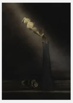 Partially Lighted Canvastavla (30x40 cm)