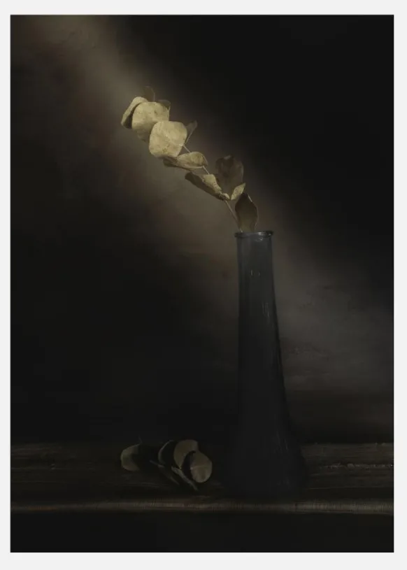 Partially Lighted Canvastavla (30x40 cm)